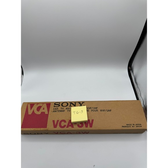Vintage SONY VCA-3W Car Antenna VHF/UHF Rare 1981 Retro JDM Accessory UNTESTED - Picture 12 of 12